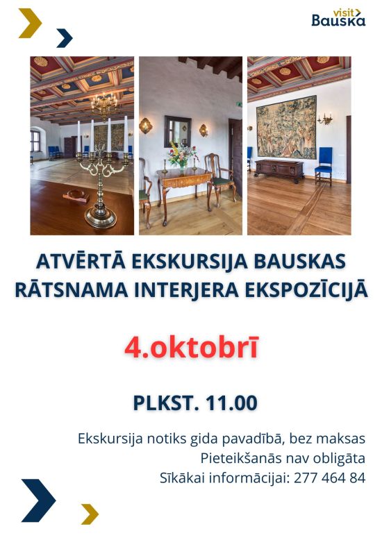 Atvērtā ekskursija Bauskas Rātsnamā