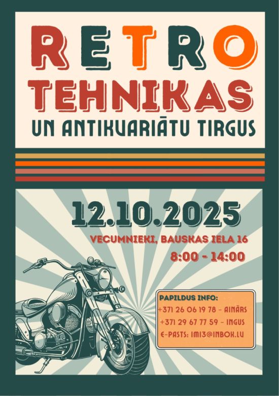 Retro tehnikas un antikvariātu tirgus