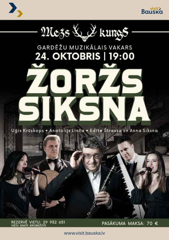 Muzikālais koncertvakars restorānā 