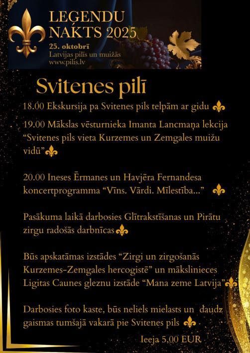 Leģendu nakts Svitenes muižā