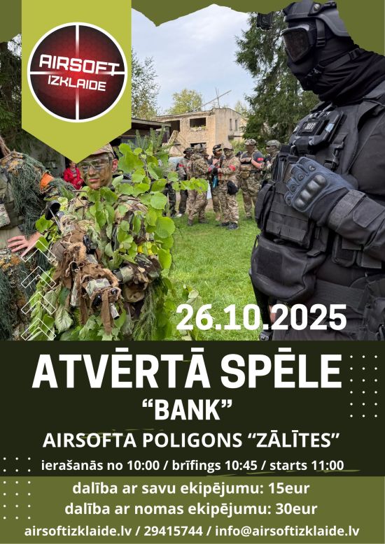 Atvērtā Airsoft spēle