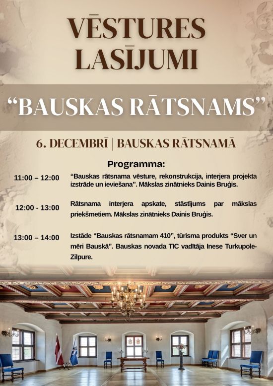 Vēstures lasījumi “Bauskas rātsnams”