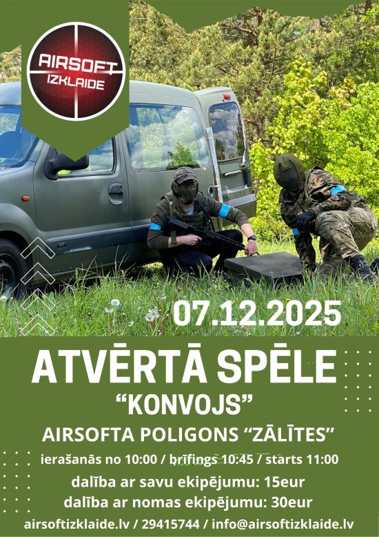 Atvērtā Airsoft spēle