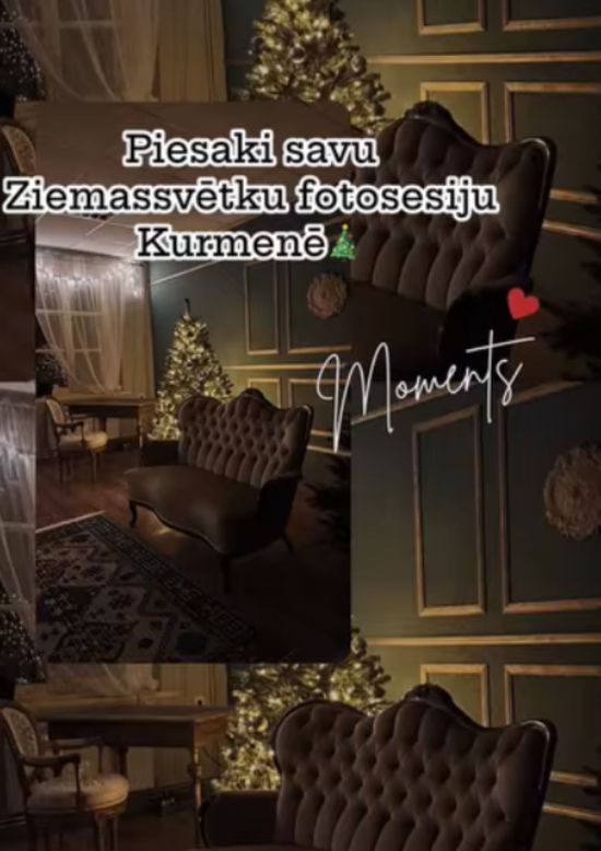 Ziemassvētku fotosesija Kurmenē