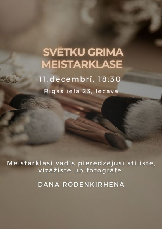 Svētku grima meistarklase 