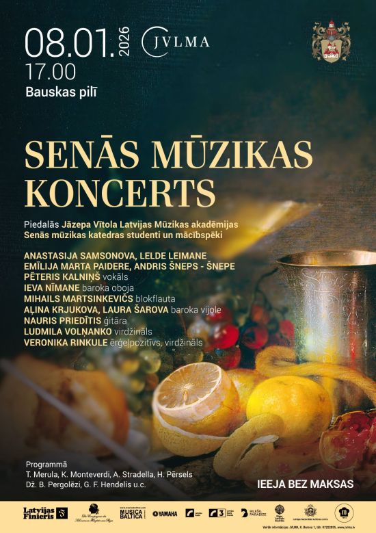 Varajase muusika kontsert Bauska lossis
