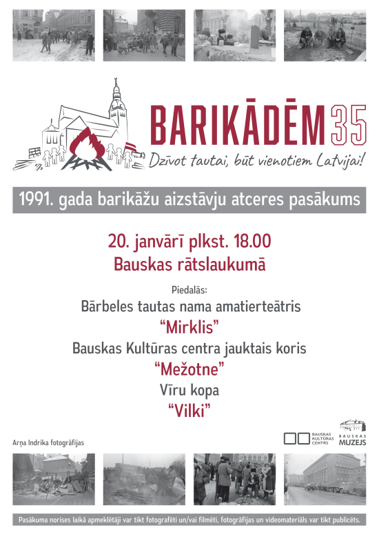 Barrikaadide 35. aastapäeva mälestusüritus