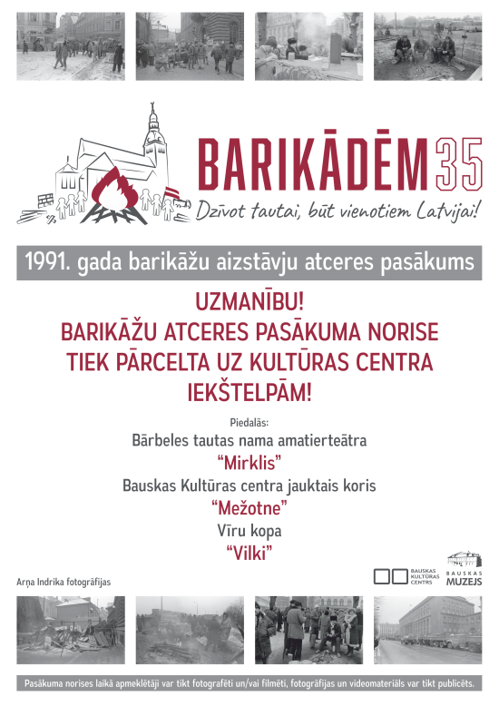 Event dedicated to the 35th anniversary of the Barricades