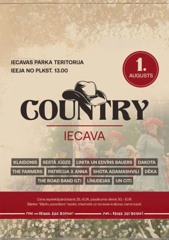 Kantrimūzikas svētki “Country Iecava”