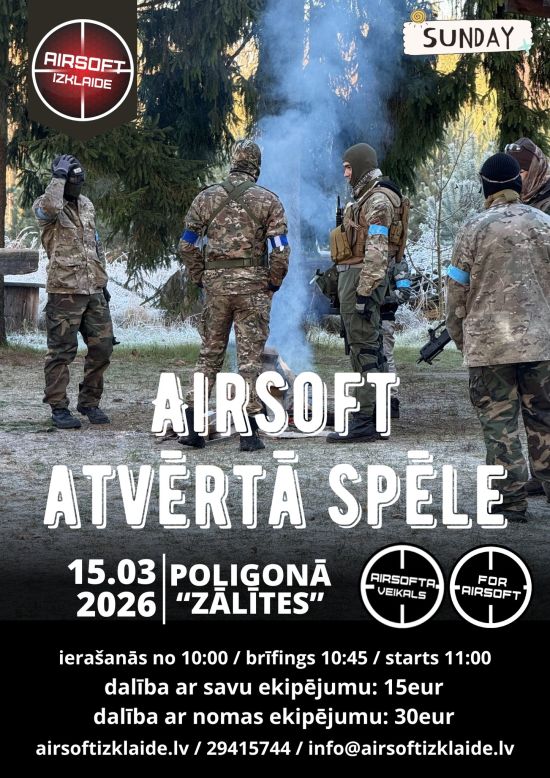 Atvērtā Airsoft spēle