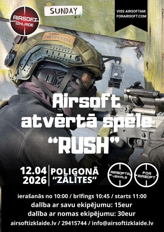 Atvērtā Airsoft spēle
