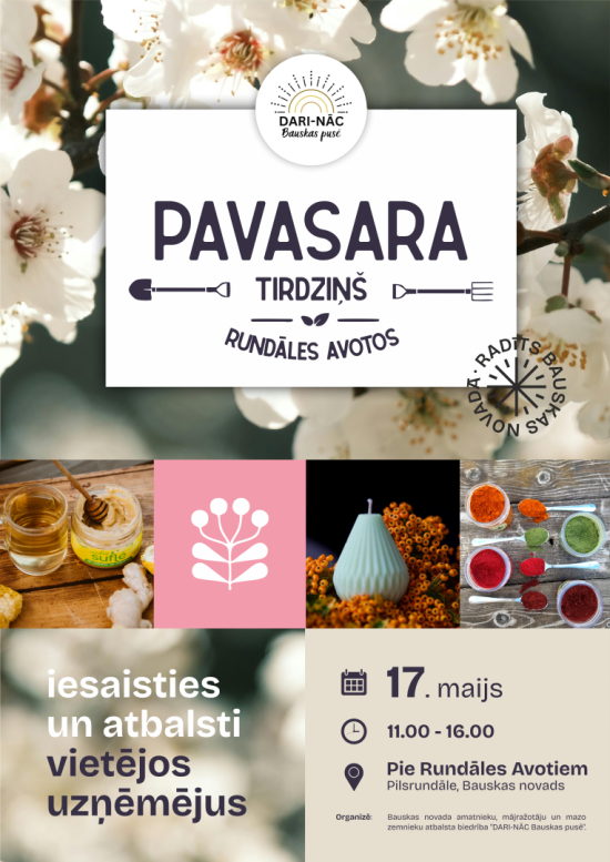 Pavasara tirdziņš Rundāles Avotos