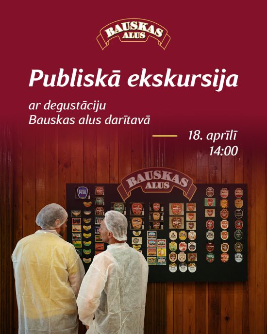 Publiskā ekskursija Bauskas alus darītavā