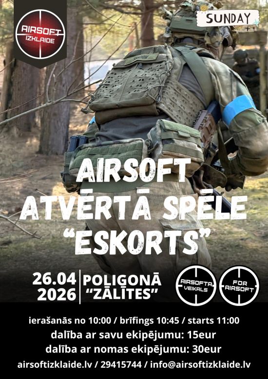 Atvērtā Airsoft spēle