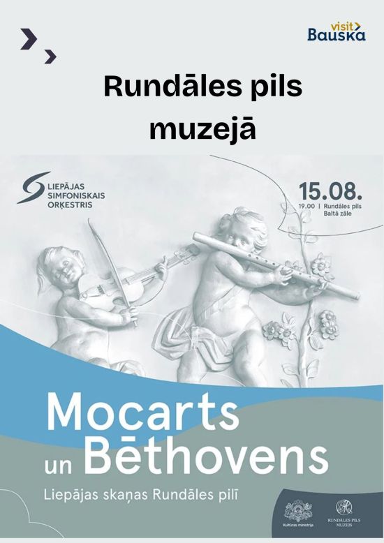 Liepāja Sümfooniaorkestri helid Rundāle lossis. Mozart ja Beethoven