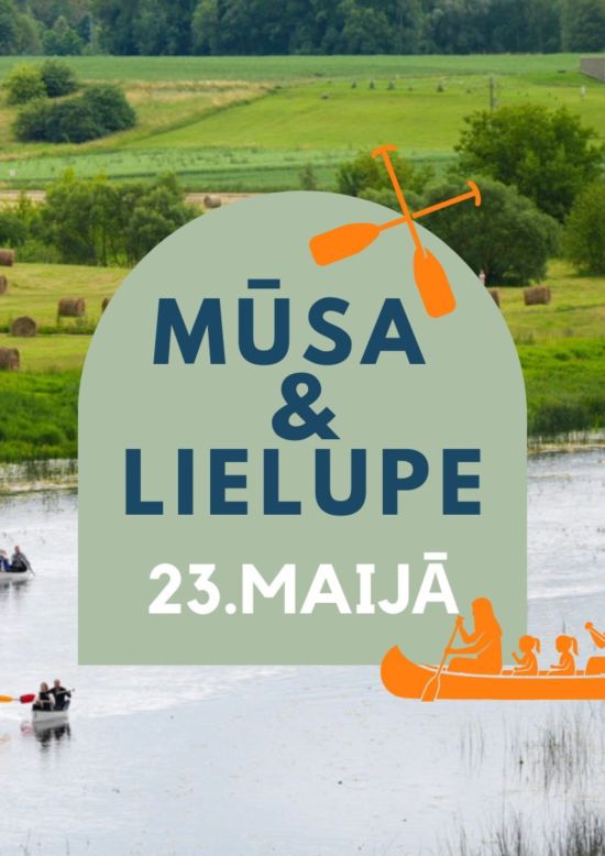 Lielupes ainavas un klintis no Mūsas līdz Mežotnei