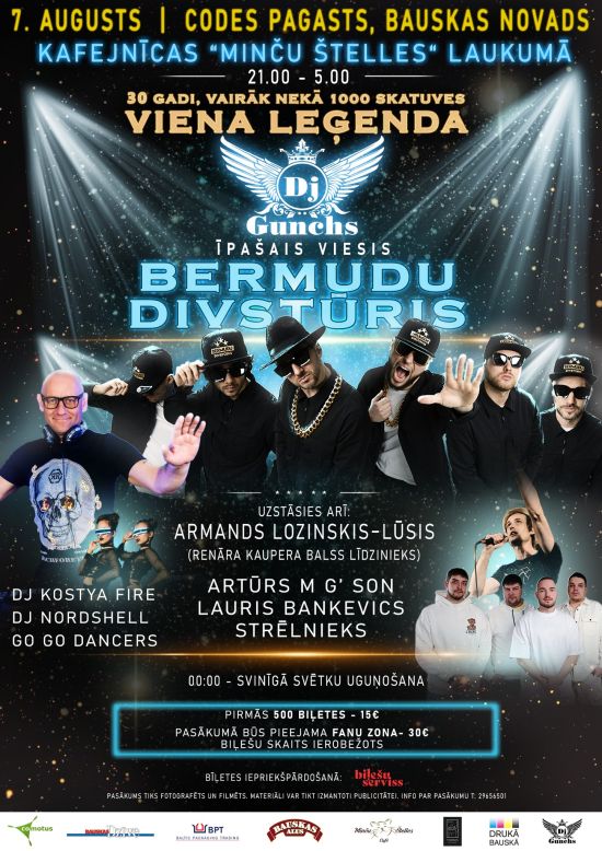 DJ Gunchs jubilejas koncerts – 30 gadi uz skatuves