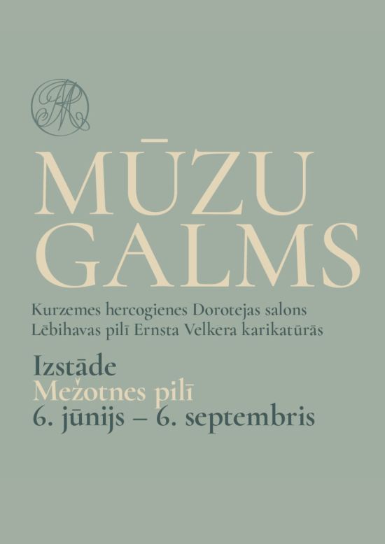 Mūzų dvaras: Kuršo kunigaikštienės Dorotėjos salonas Liobichau rūmuose Ernsto Welkerio karikatūrose