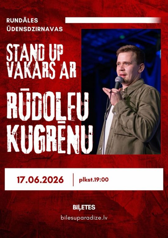 Stand up vakars ar Rūdolfu Kugrēnu