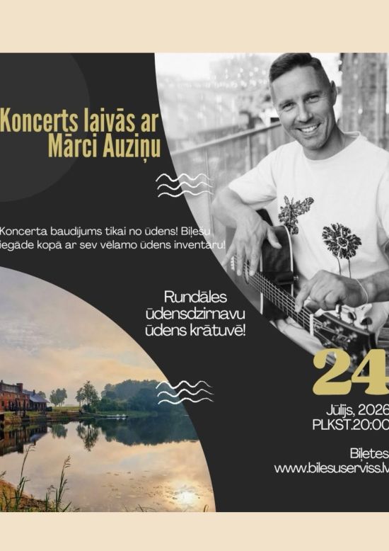 Koncertas laivuose su Mārciu Auziņu