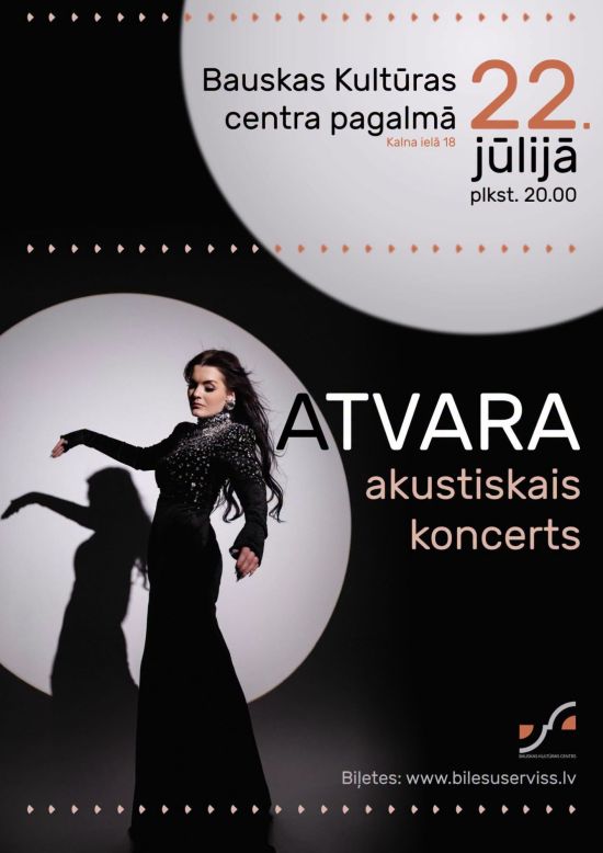 Dziedātājas Atvara akustiskais koncerts