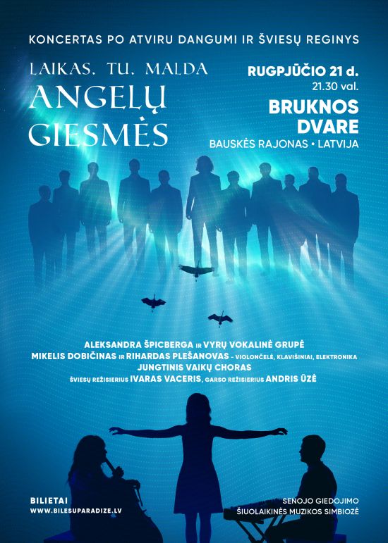 Koncertinis pasirodymas po atviru dangumi „Angelų giesmės“
