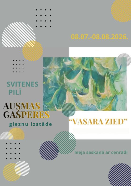 Ausmas Gašperes gleznu izstāde