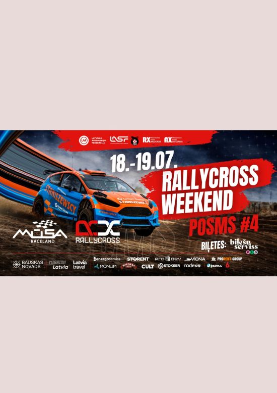 Mūsa raceland rallycross weekend