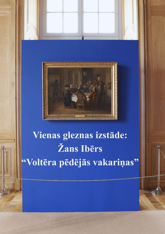 Vieno paveikslo paroda: Žanas Ibersas „Voltairo paskutinė vakarienė“