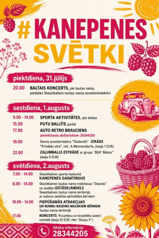 Kanepenes svētki Skaistkalnē