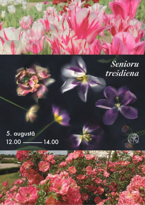 5. augustā, senioru trešdienā, iepazīsim franču dārza tēmu