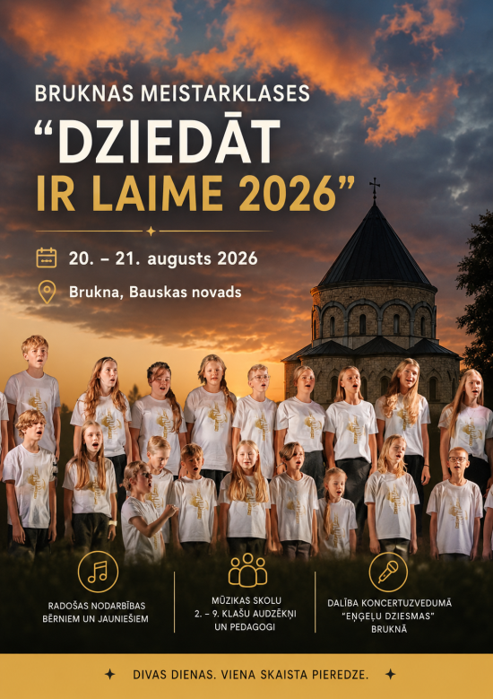 Bruknas meistarklases “Dziedāt ir laime 2026”