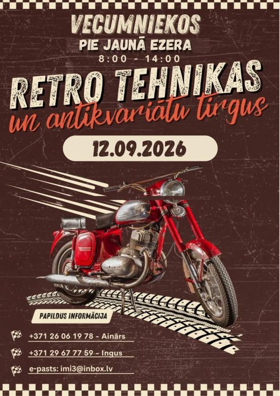 Retro tehnikas un antikvariātu tirgus