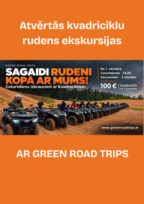 Kvadriciklu ekskursijas ar Green Road Trips