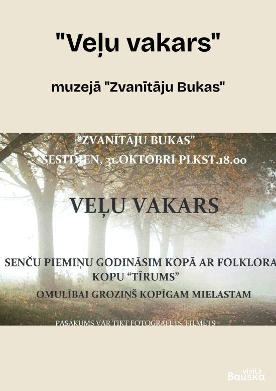 “All Souls' Eve” at the “Zvanītāju Bukas” Museum