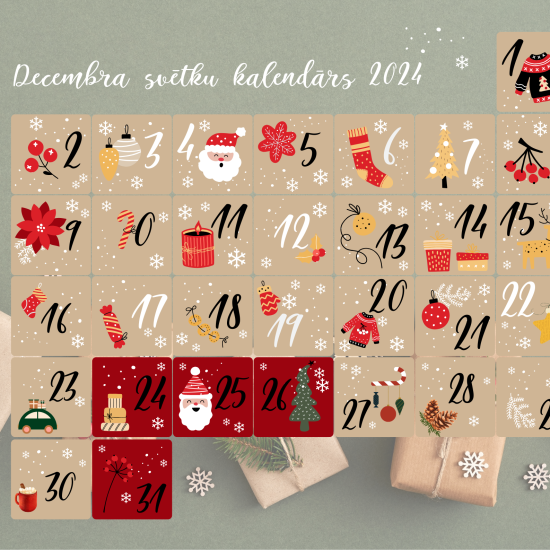 VisitBauska Decembra svētku kalendārs
