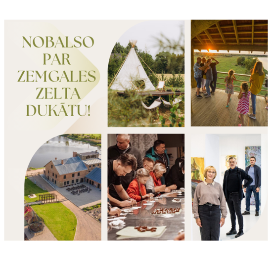 Izsludina balsošanai nomināciju “Zemgales Zelta dukāts” 2024